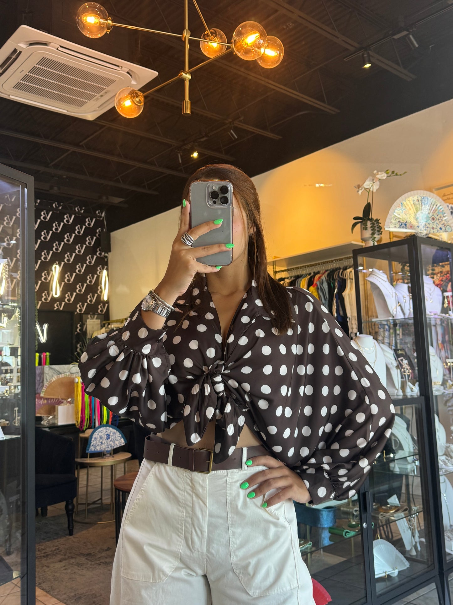 Doroty Polka Blouse