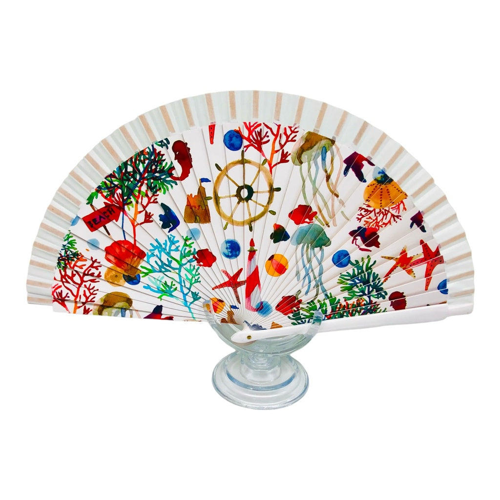 Tropical Hand Fan