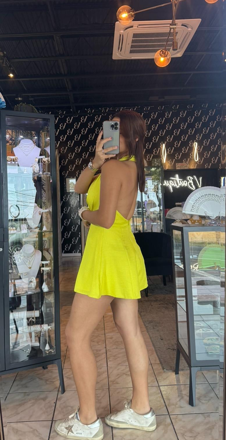 Yellow Neon Romper