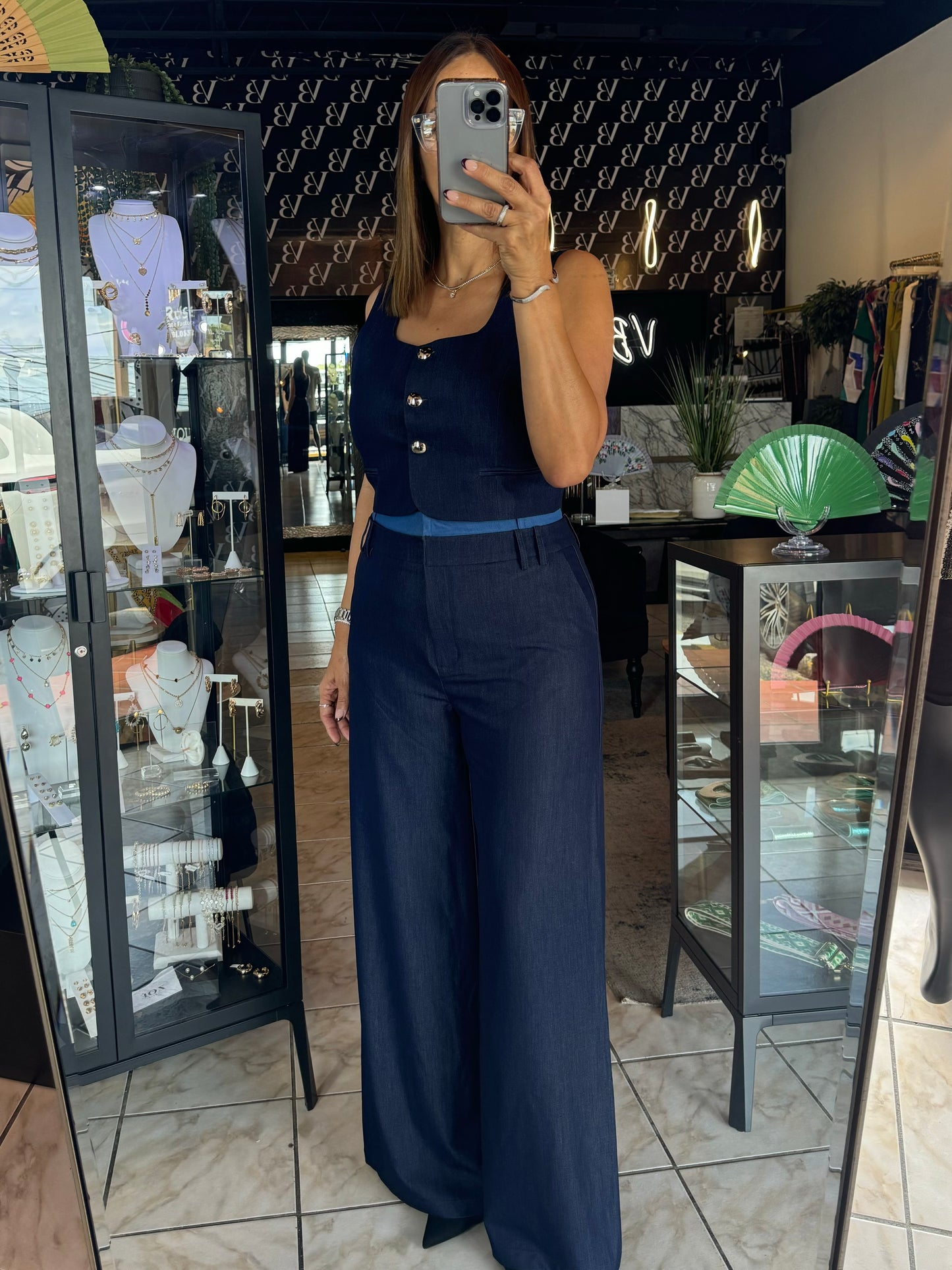 Lora Denim Vest