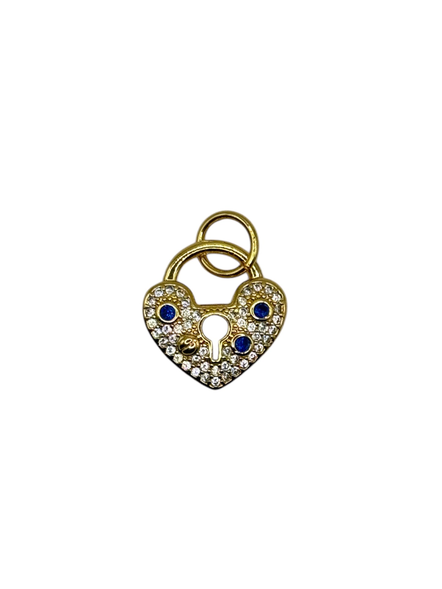 Heart Blue Charm