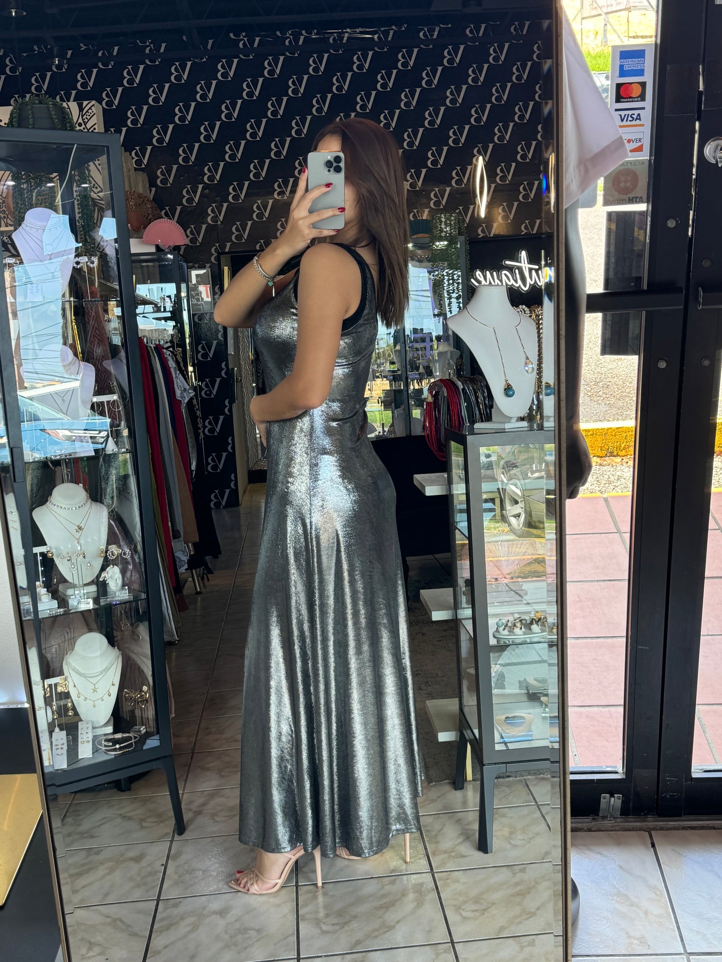 Krystal Dress - Silver