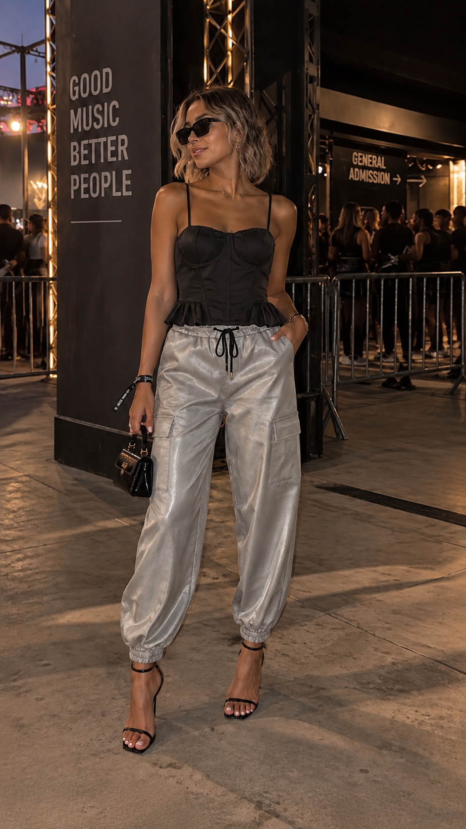 Linda Metallic Pants