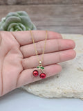 Red Cherry Necklace