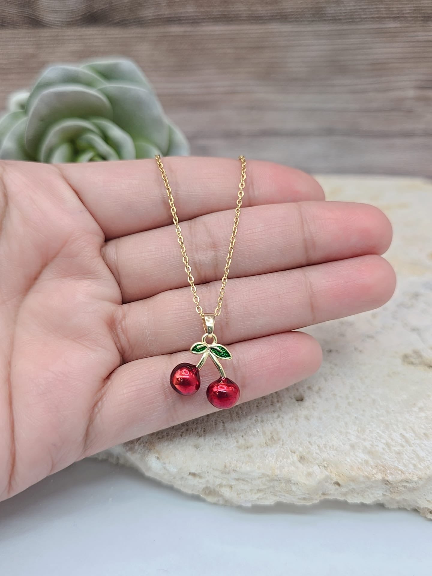 Red Cherry Necklace