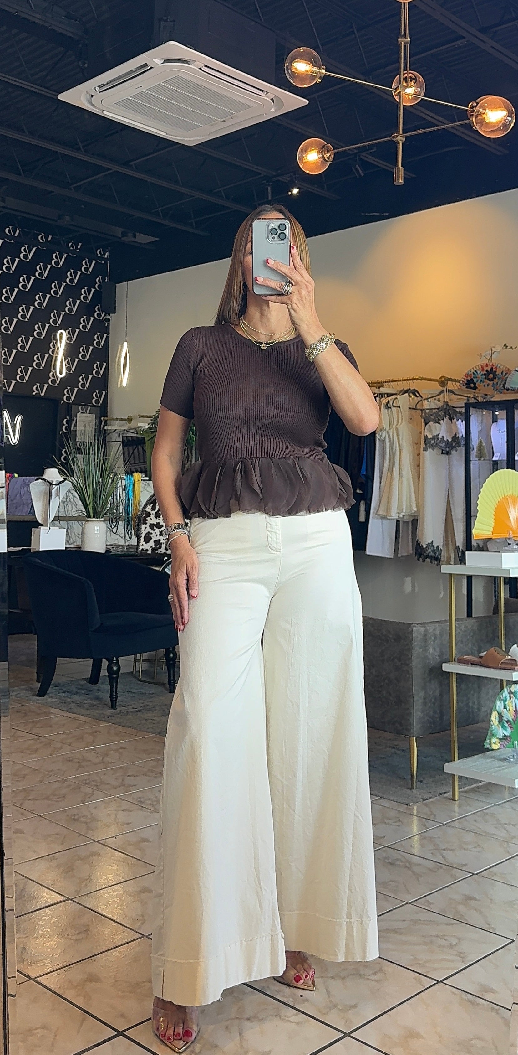 Lora Palazzo - Beige