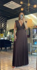 Aura Dress - Brown
