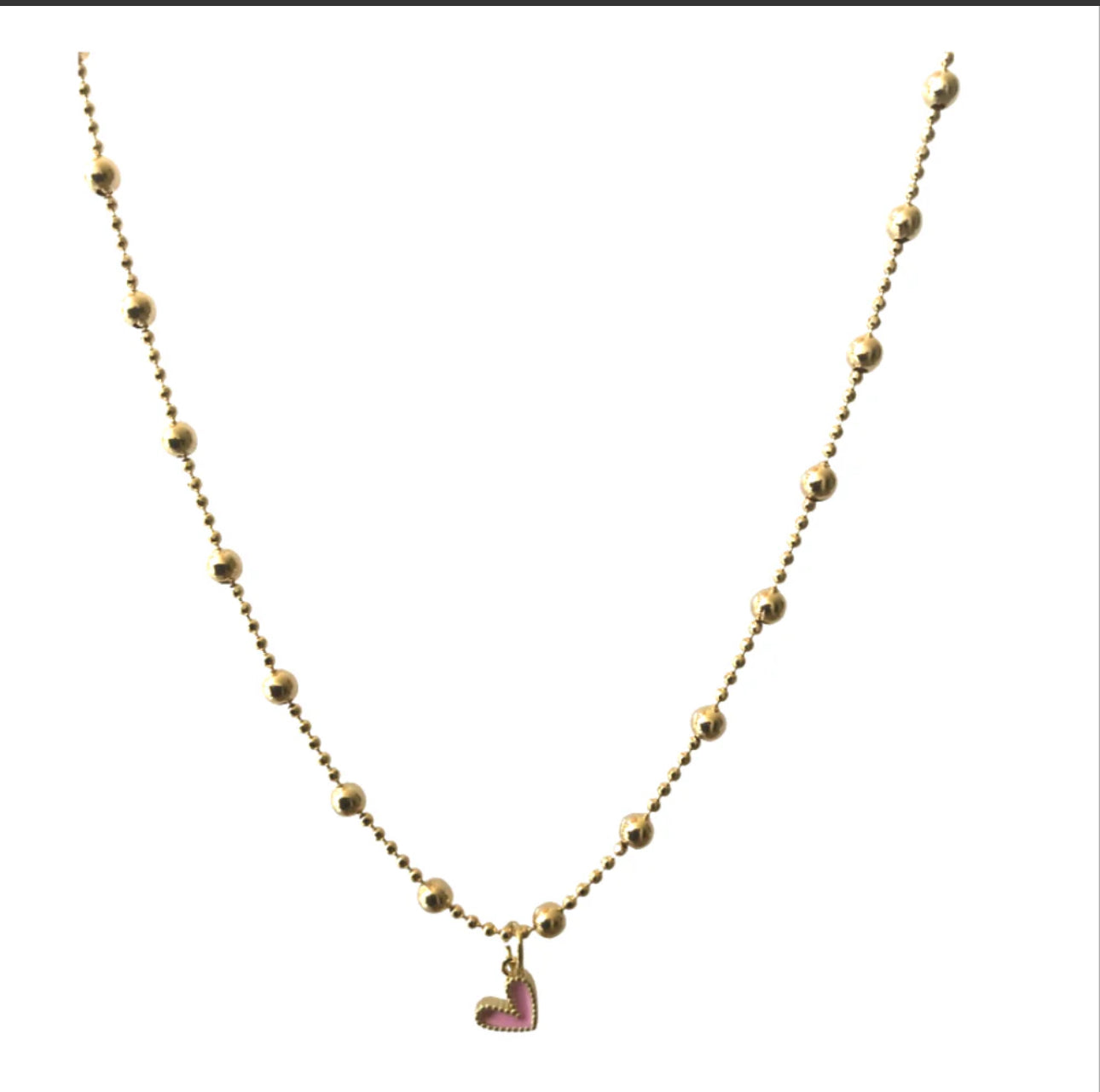 Allie Necklace - Pink