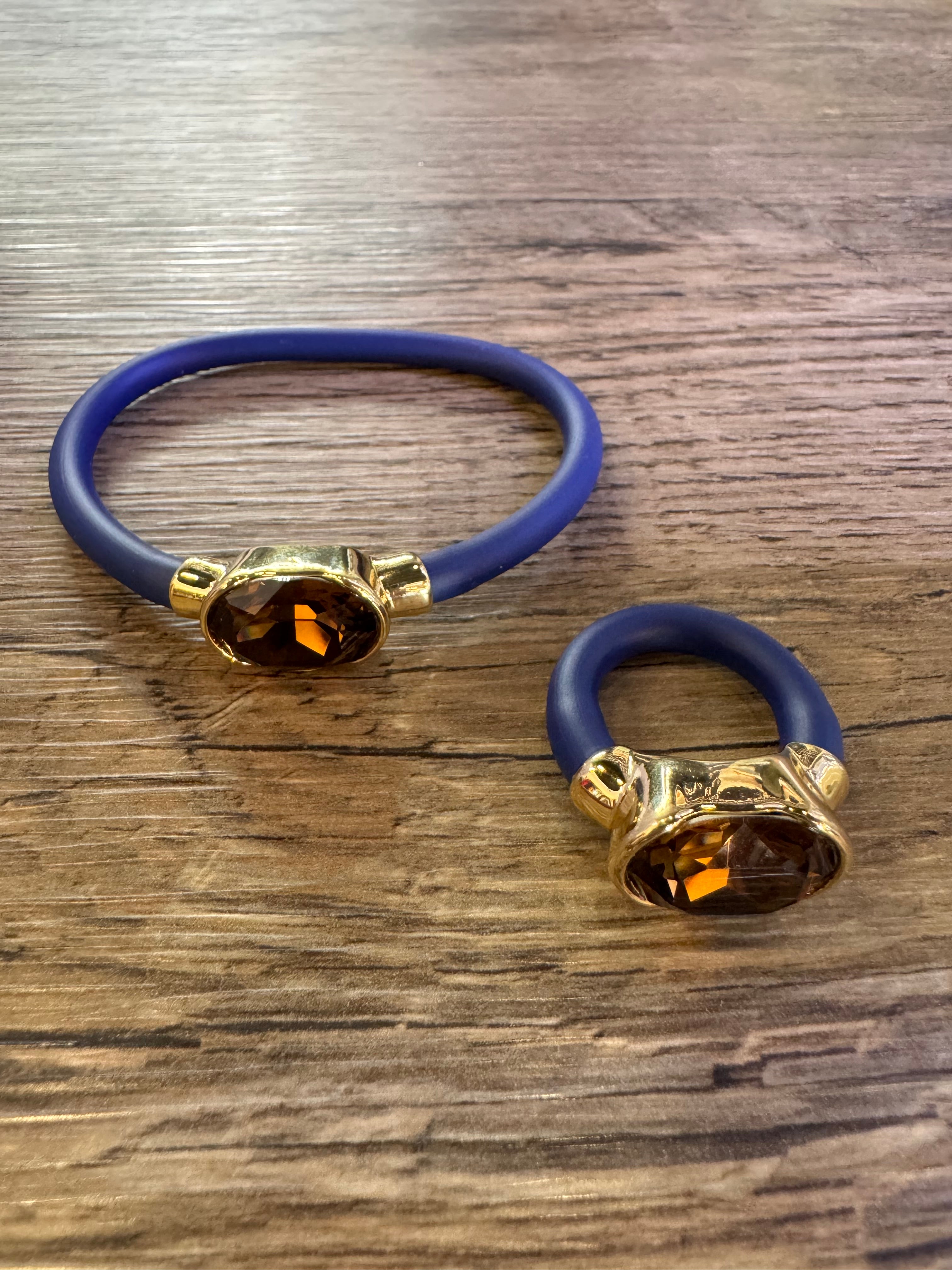 Muriel Bracelet - Blue/Brown
