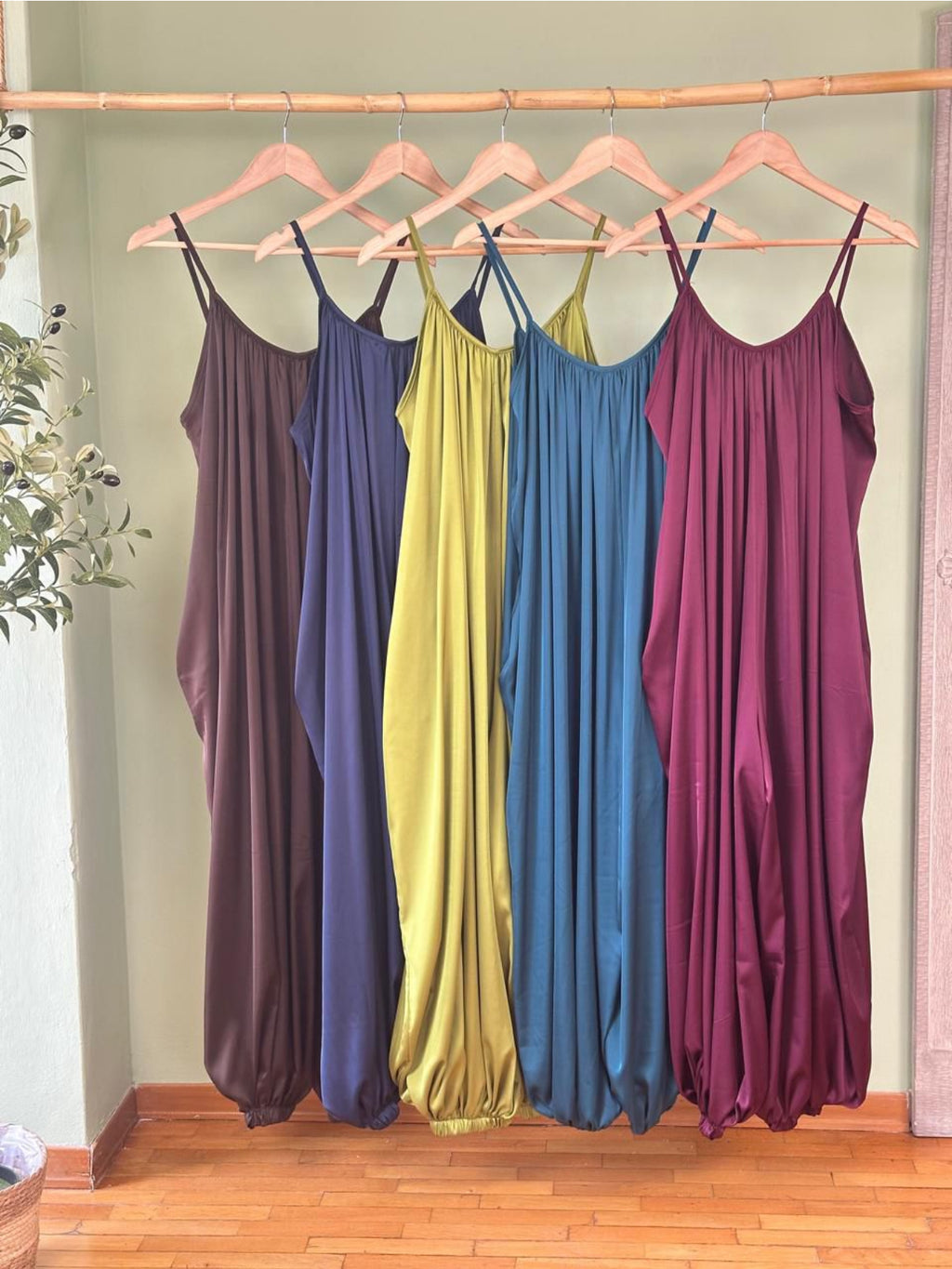 Margot Satin Jumpsuit-More Colors