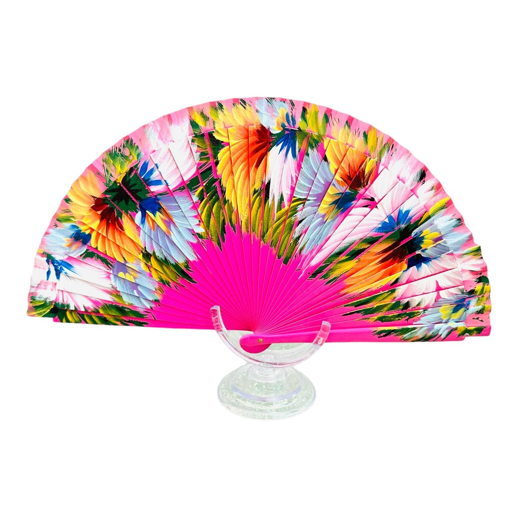 Flowers Hand Fan