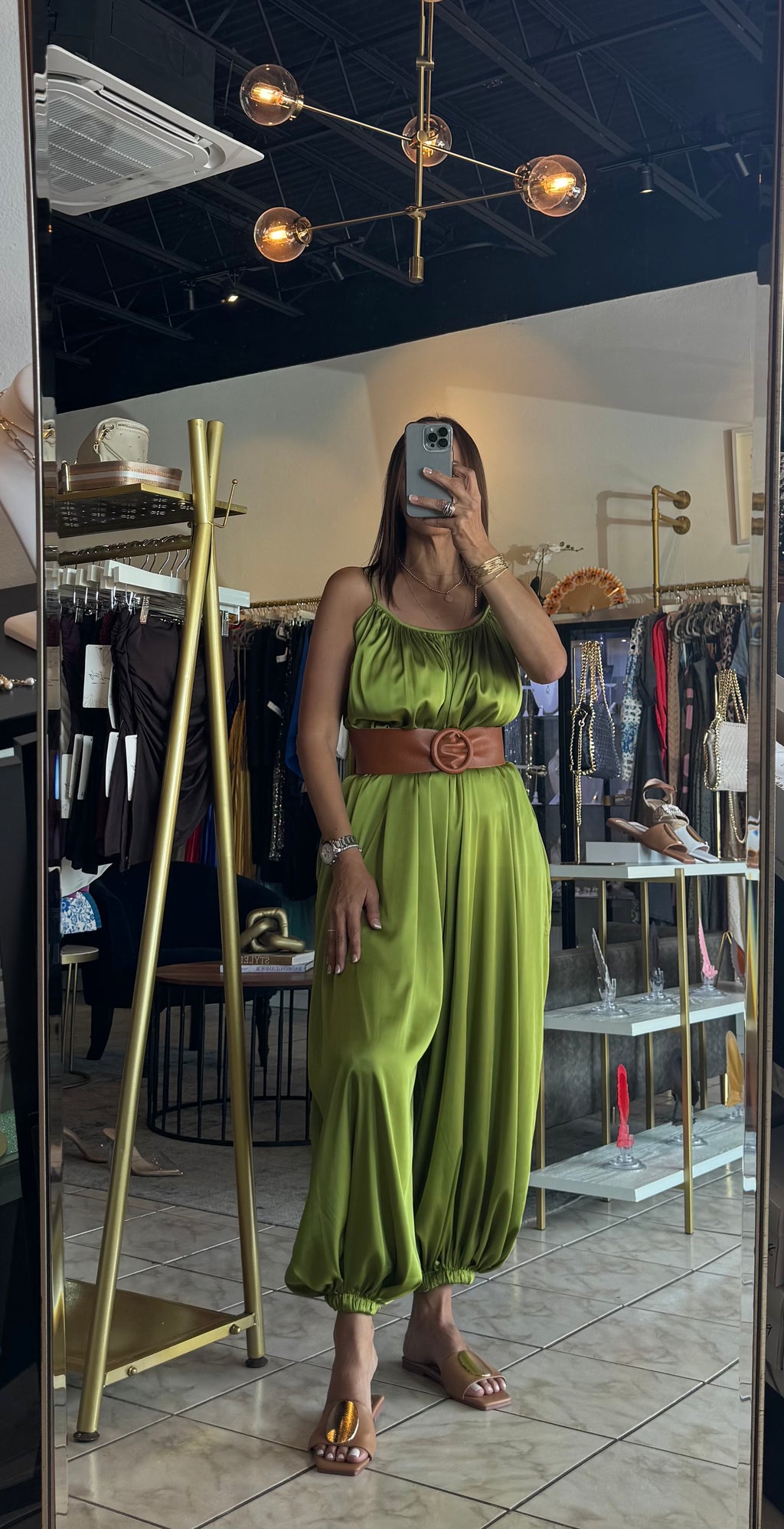 Margot Satin Jumpsuit-More Colors