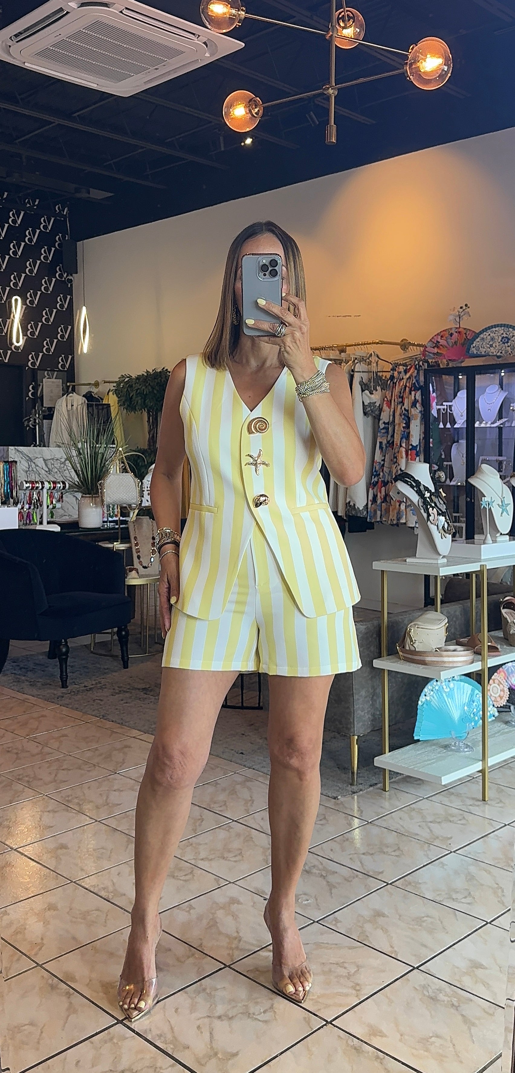Alya Stripe Short
