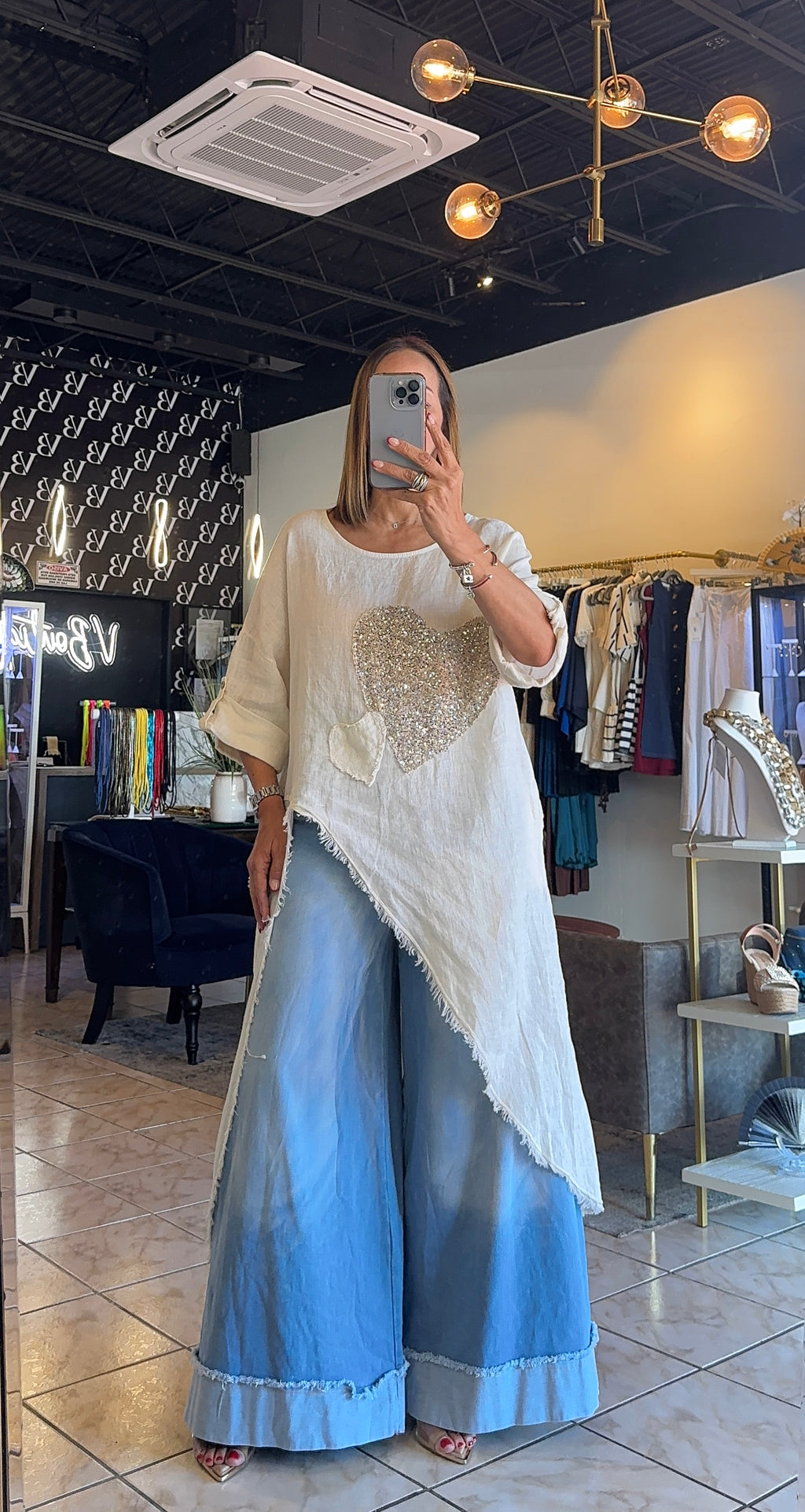 Liliana Bright Heart Tunic