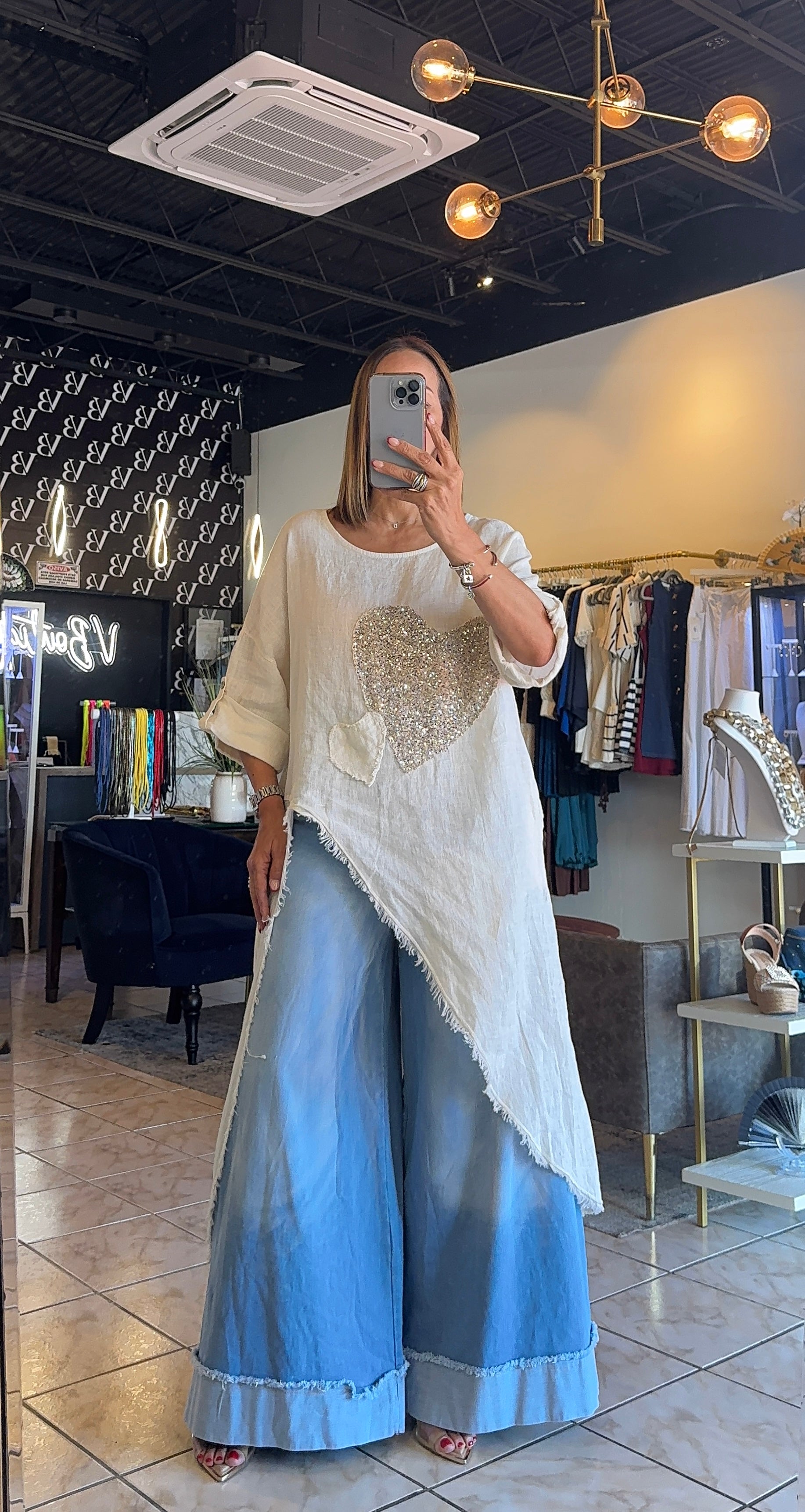 Liliana Bright Heart Tunic