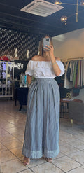 Cairo Striped Pants
