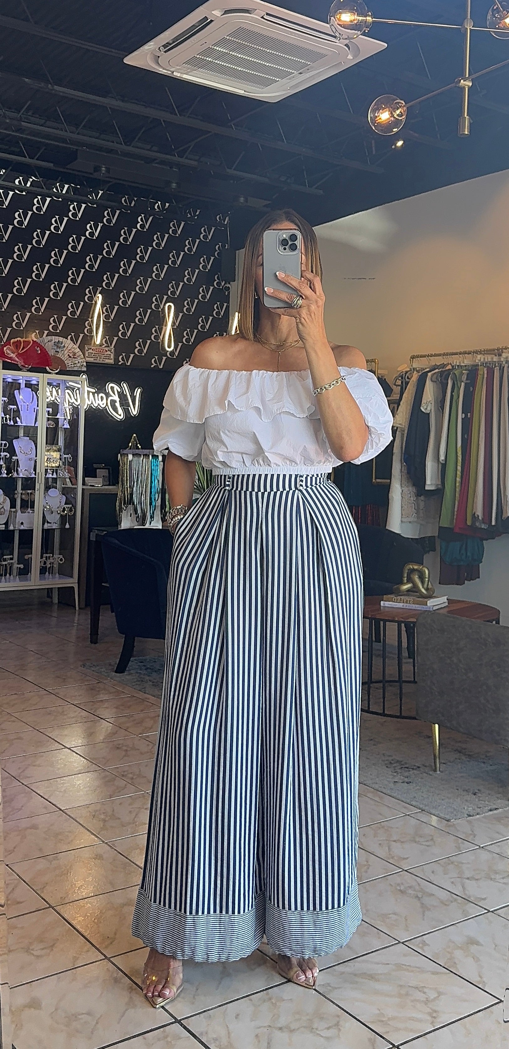 Cairo Striped Pants