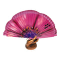 Peacock Hand Fan -Purple