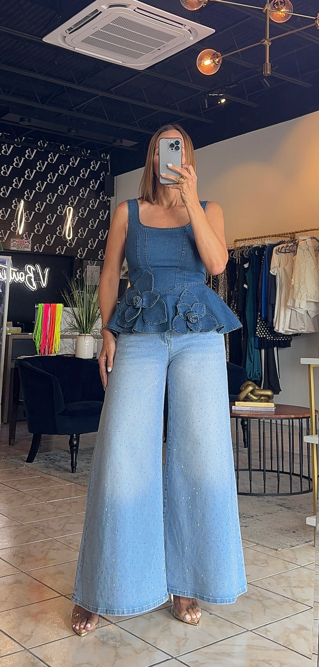 Rhinestone Jean