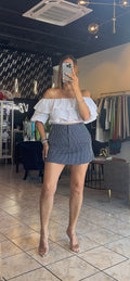 Molly Striped Skort