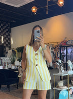Alya Stripe Vest
