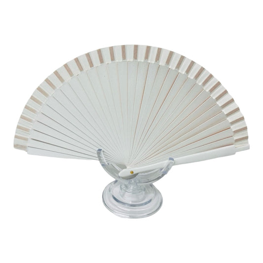 Met Hand Fan - White