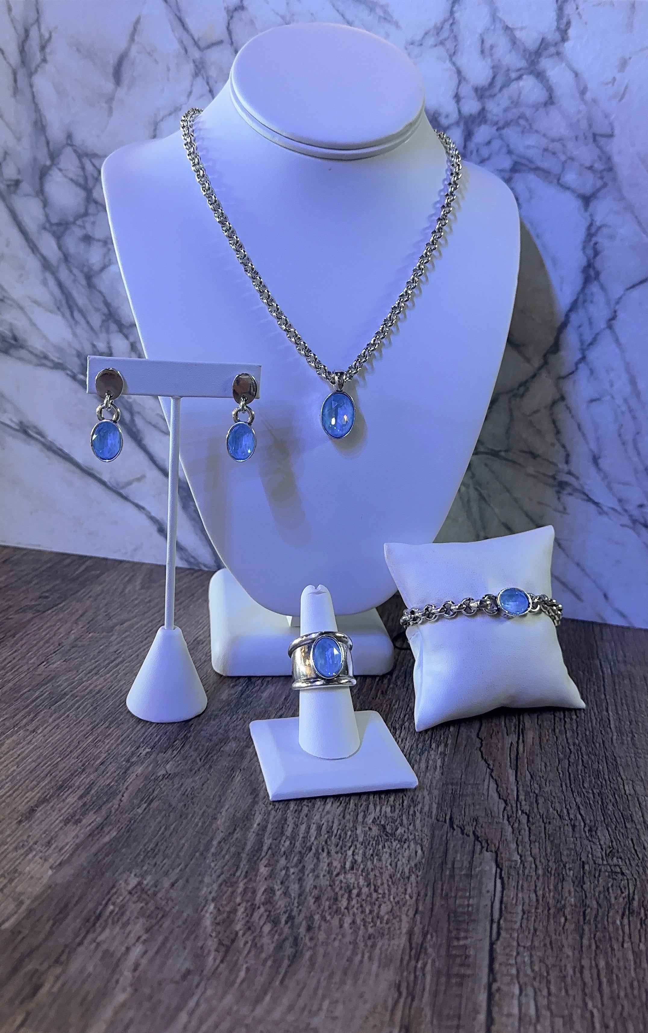 Nora Necklace-Blue