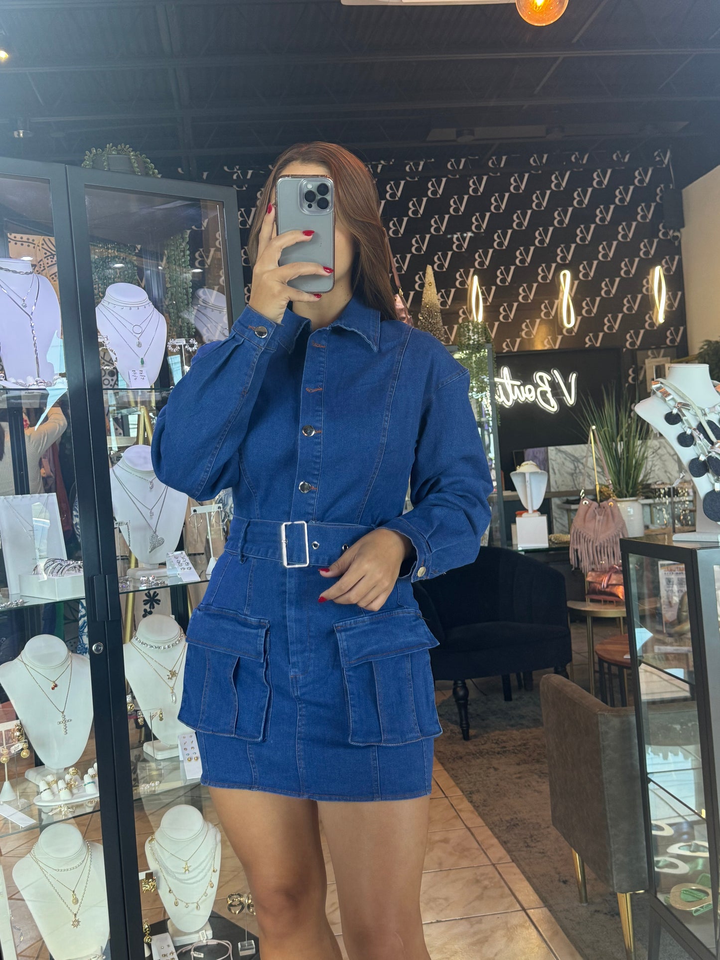 Carli Denim Dress