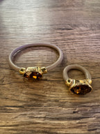 Muriel Ring - Beige/Brown