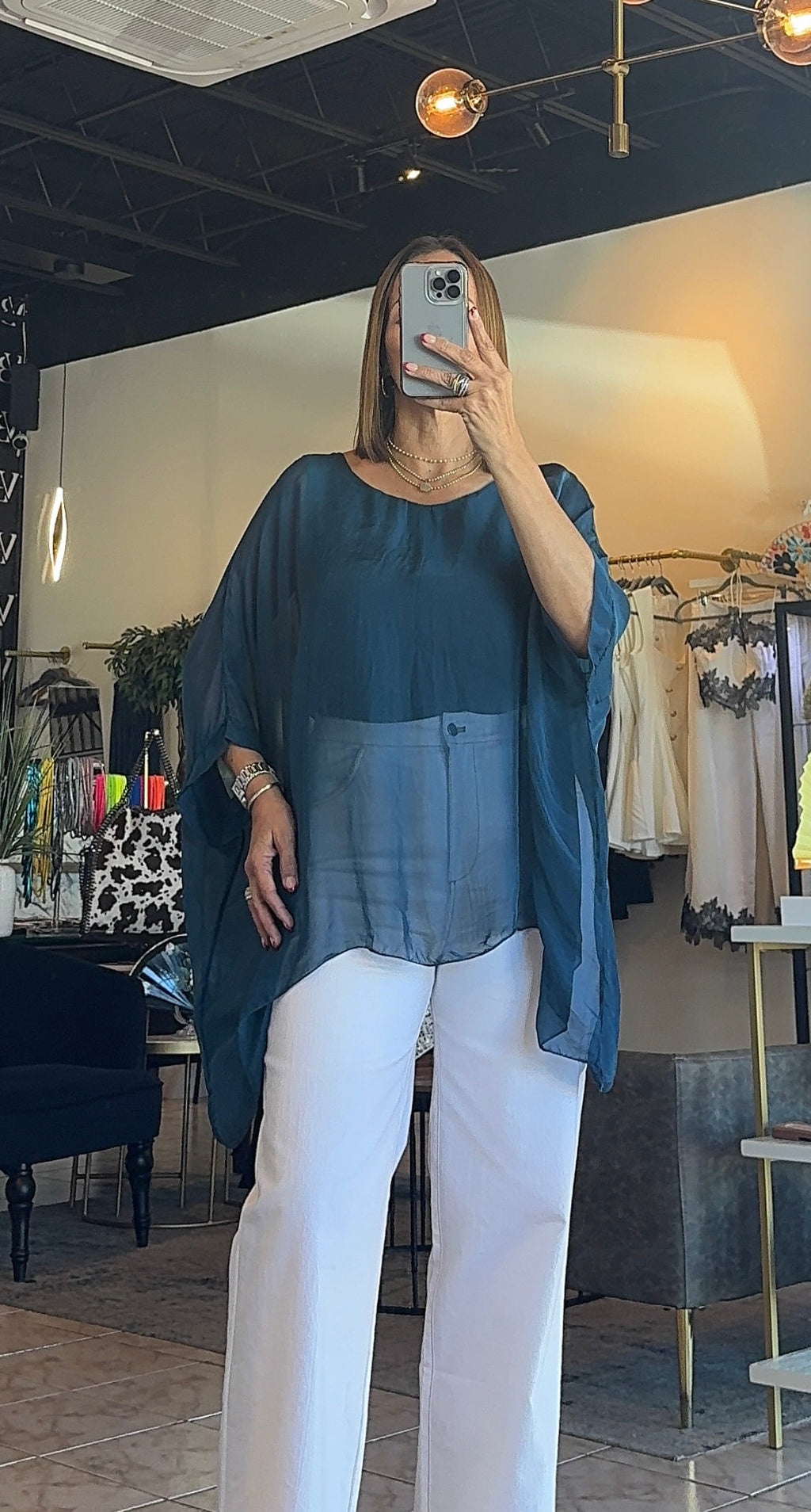 Martha Blouse - Teal