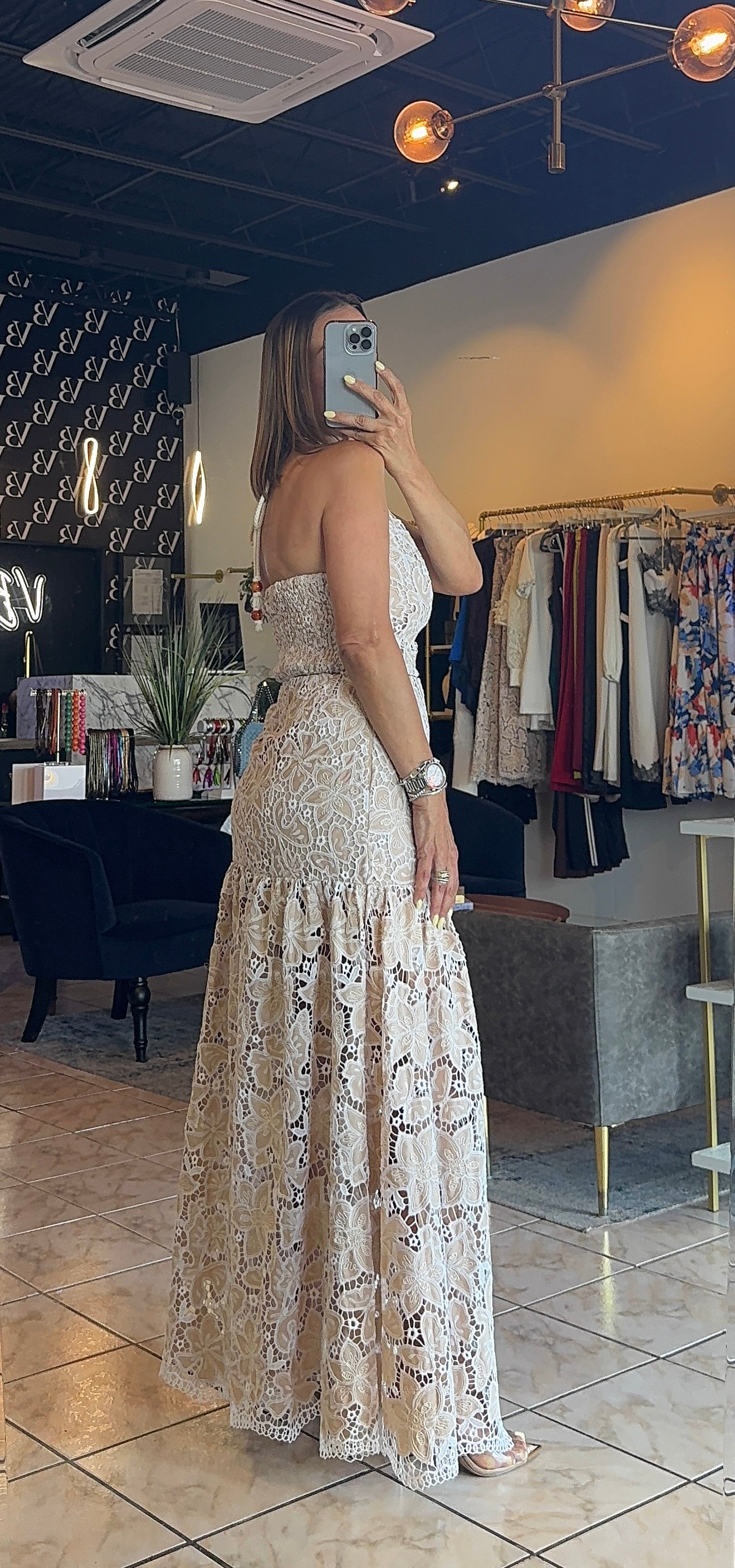Adara Crochet Skirt Set