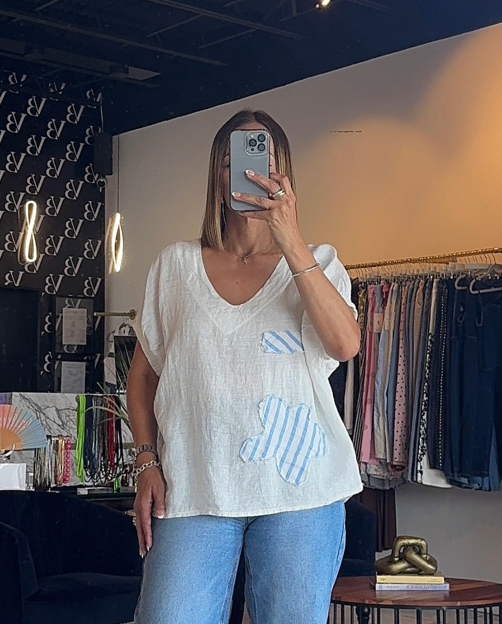 Marea Linen Top