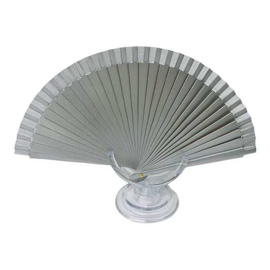 Mini Hand Fan - Silver