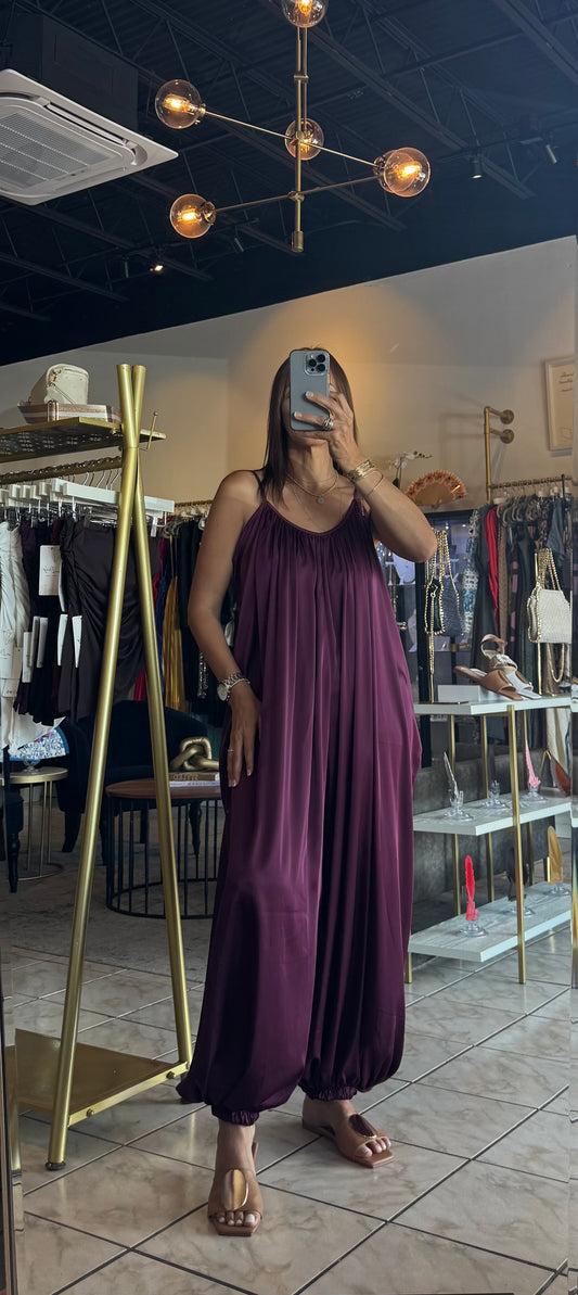 Aladdin Satin Jumpsuit