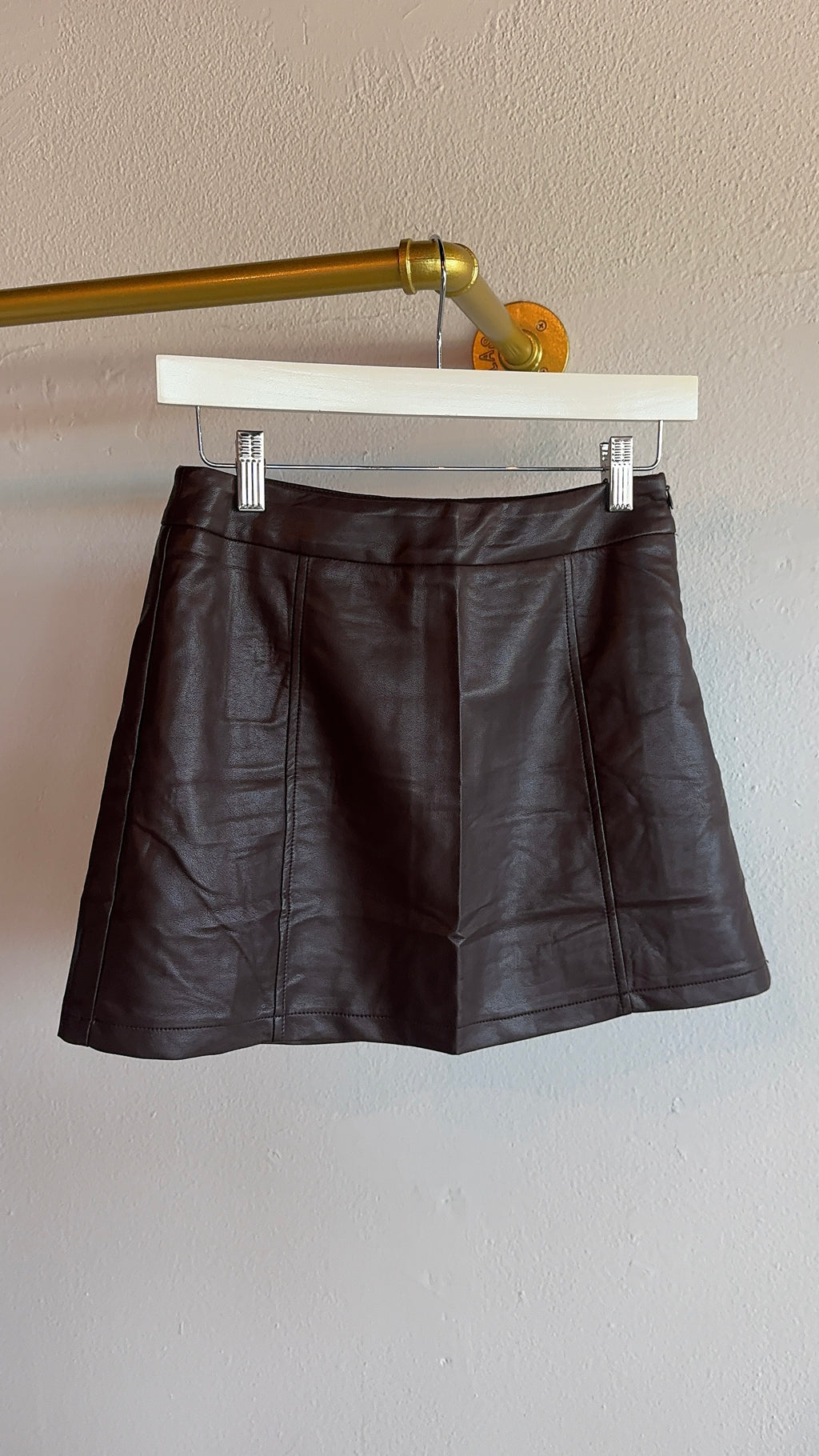 Kariel Leather Skort Set