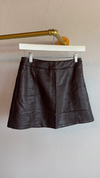 Kariel Leather Skort Set