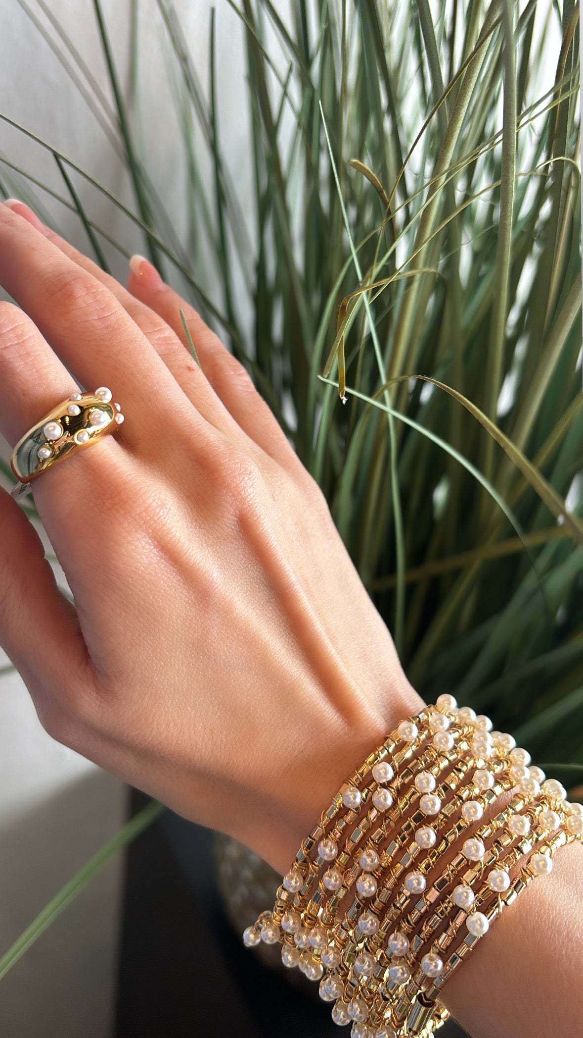 Allana Pearl Wrap Bracelet