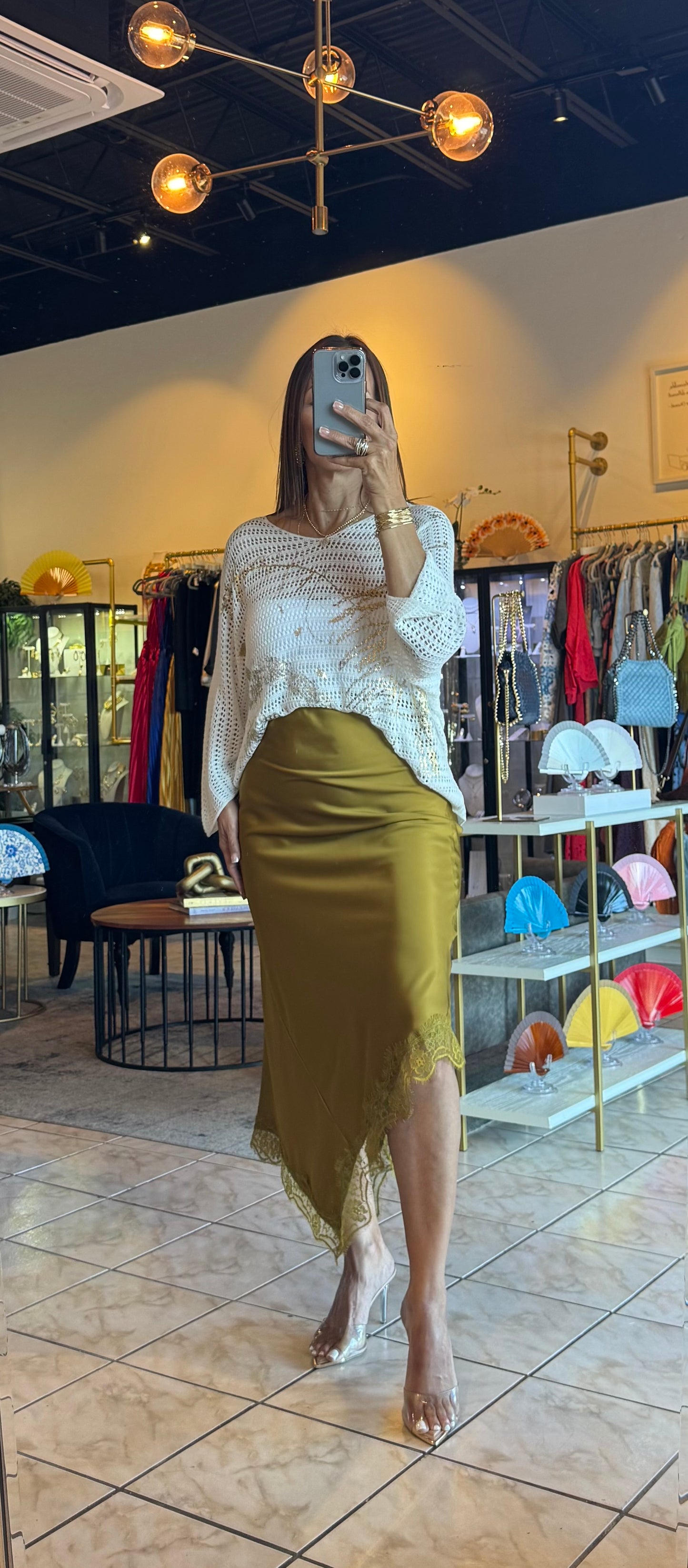 Malena Lace Skirt-More Colors