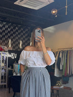 Summer Strapless Top - Black