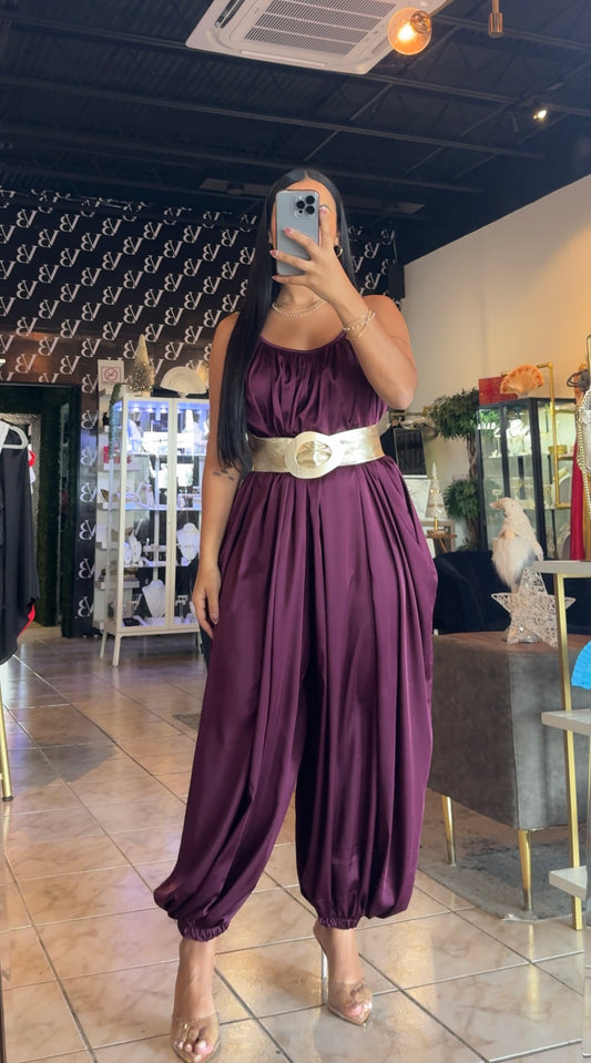Margot Satin Jumpsuit-More Colors