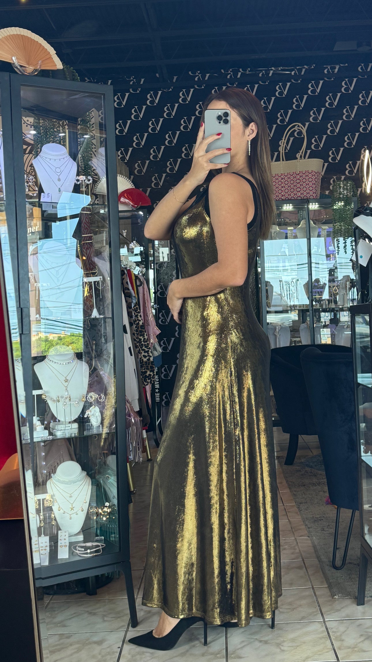 Krystal Dress - Gold