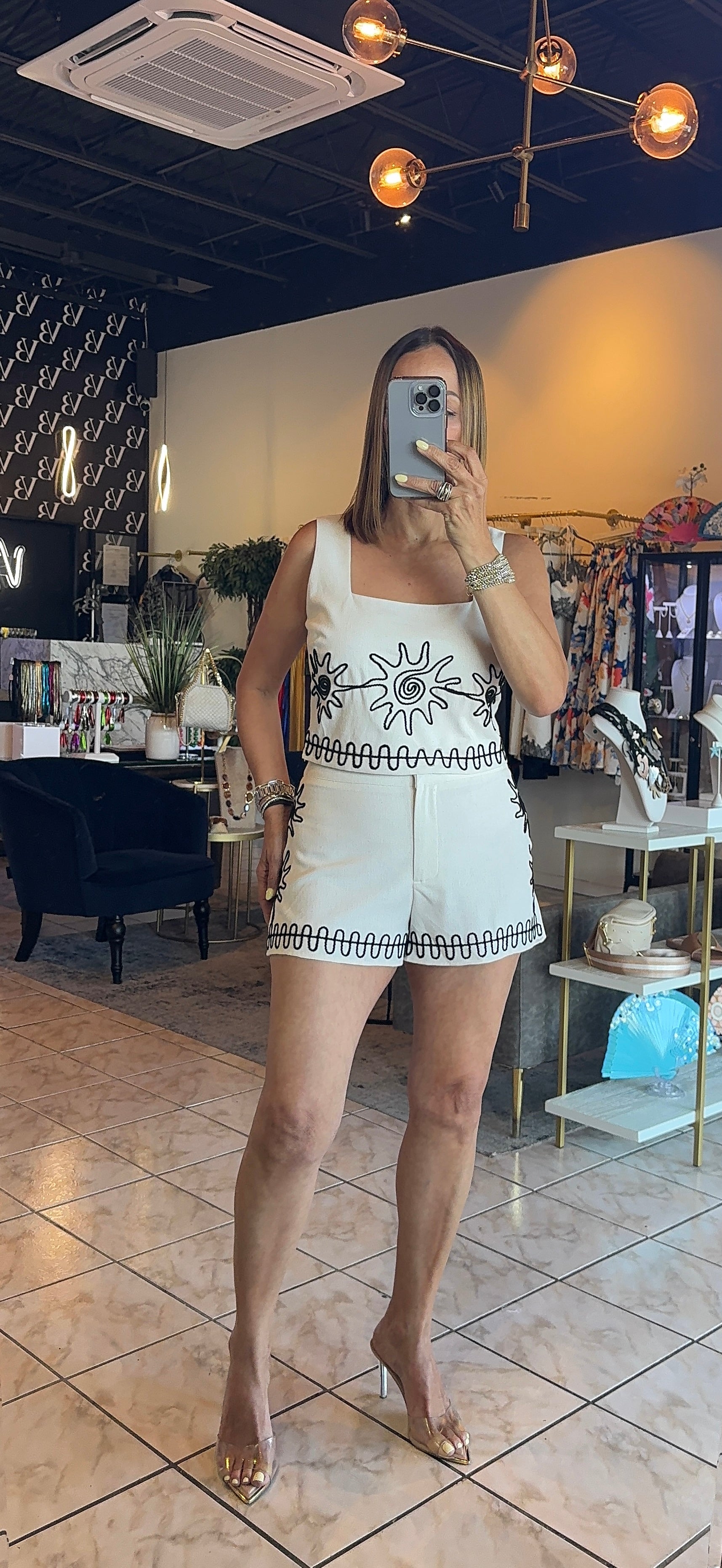 Bianca Line Short Set