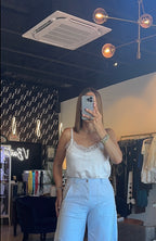 Fanny Lace Top-White