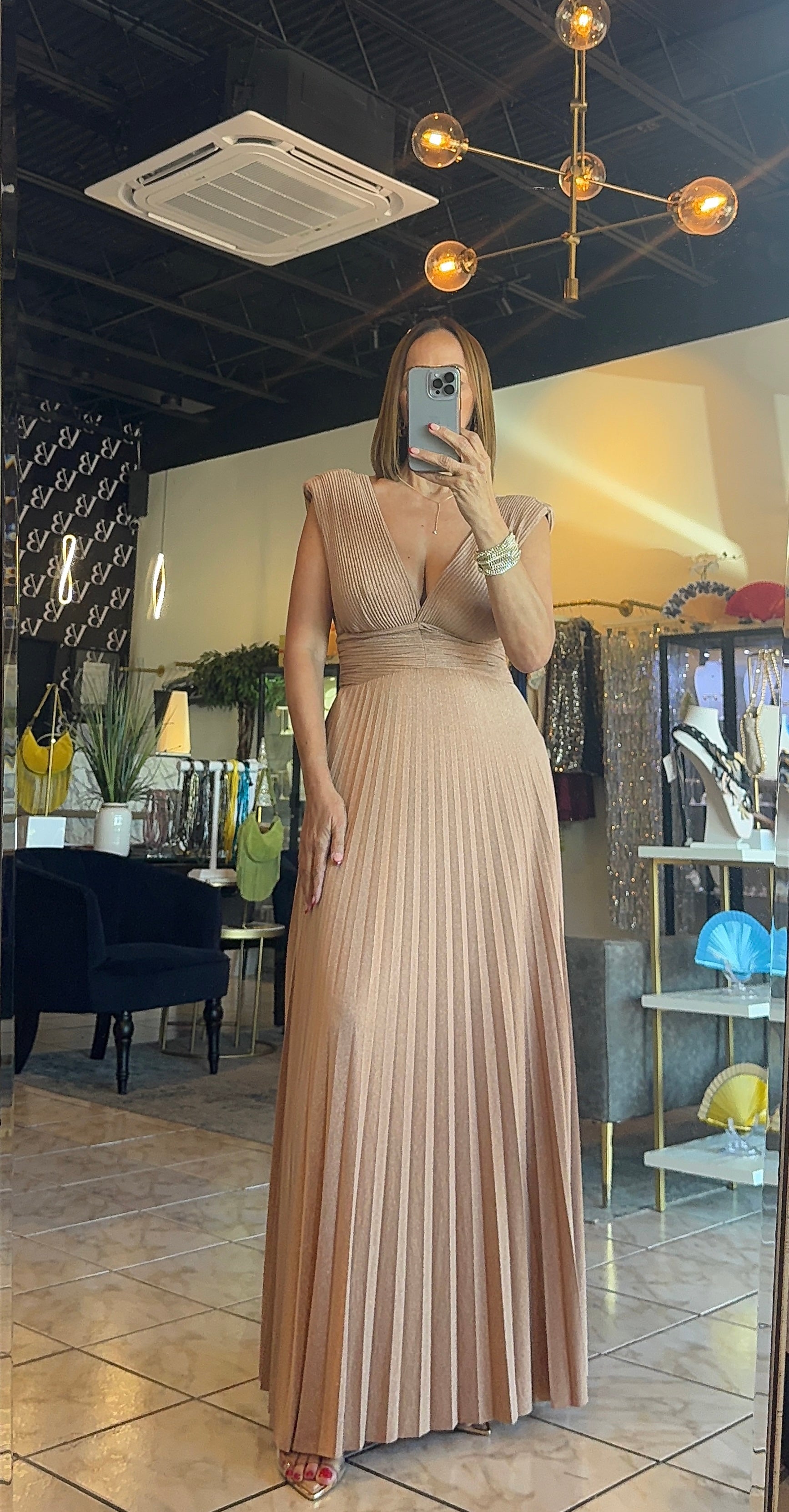 Aura Dress - Beige