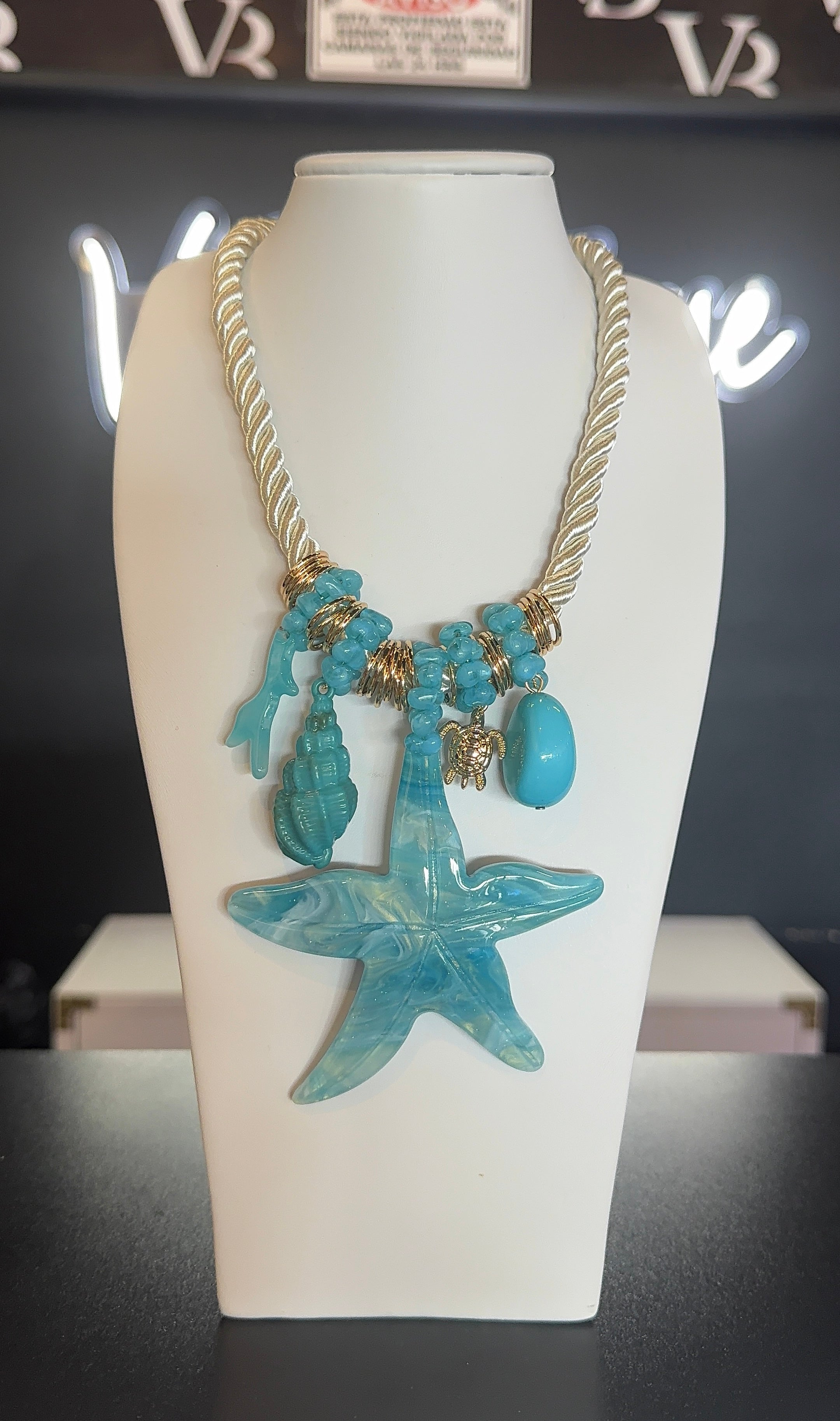 Sea Star Necklace- Turquesa