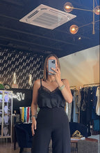 Fanny Lace Top-Black