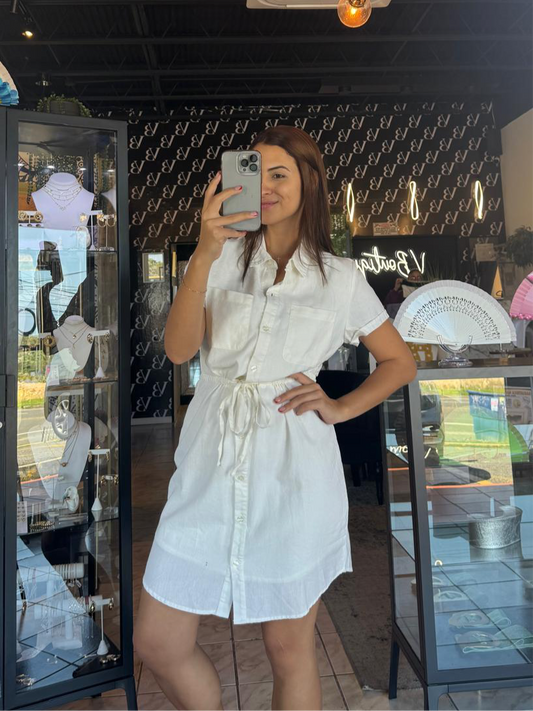 David White Dress