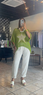 Marea Stripes Linen Bottom
