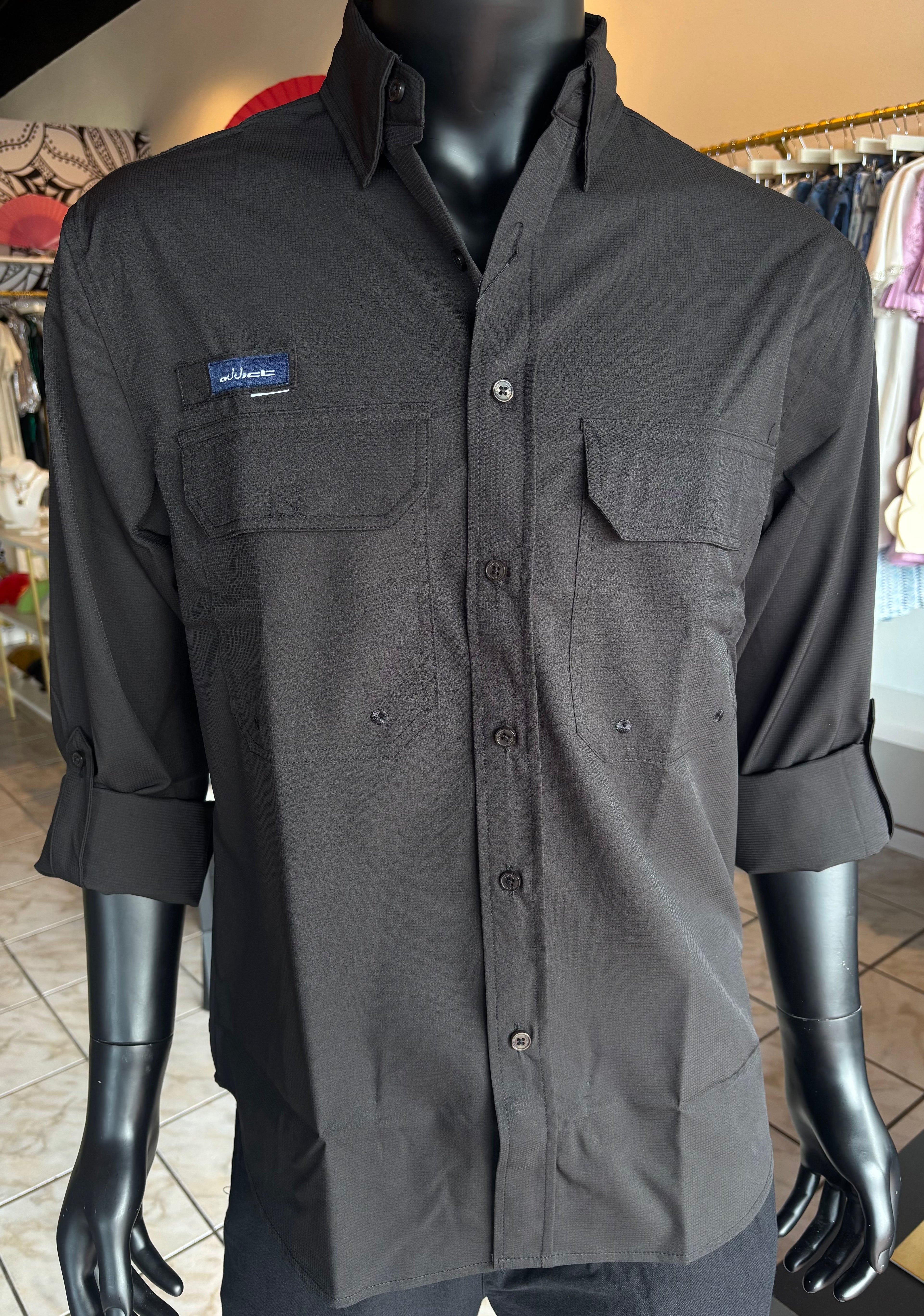 Black Longsleeve Men Shirt