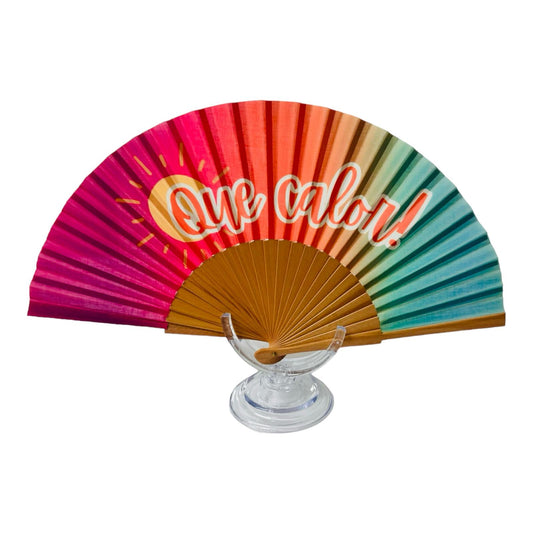 Que Calor Hand Fan